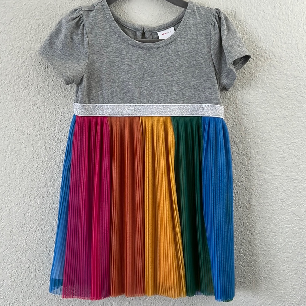 Girls EUC Hanna Andersson Rainbow Dress 2T